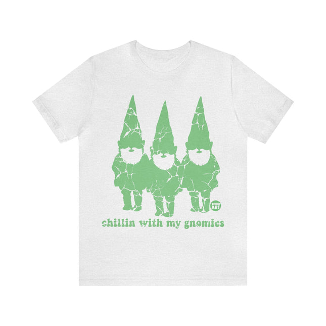 Chillin With Gnomies Distressed Unisex Tee
