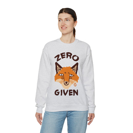 Zero Fox Given Crewneck Sweatshirt