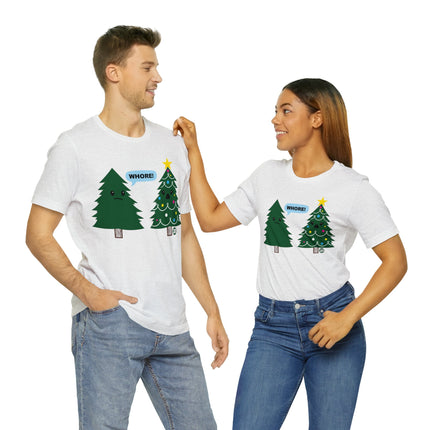 Whore Christmas Tree Unisex Tee