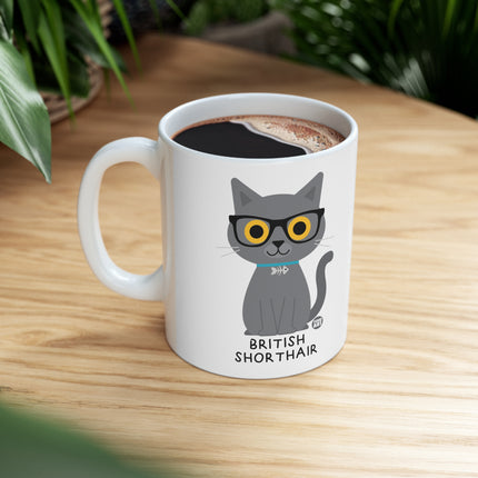 Bow Wow Meow British Shorthair Ceramic Mug