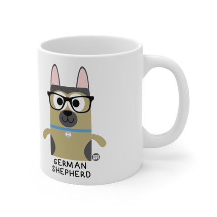 Bow Wow Meow German Shepherd Ceramic Mug