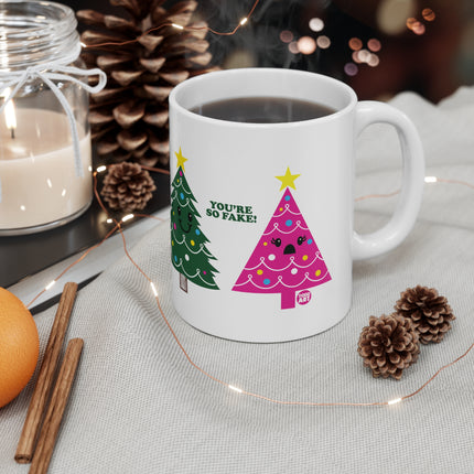 You're So Fake Christmas Tree Ceramic Mug