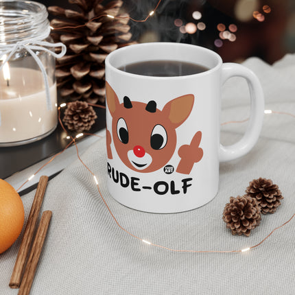 Rude Olf Rudolf Ceramic Mug