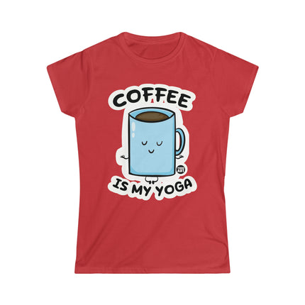 Coffee Is My Yoga Women's Softstyle Tee