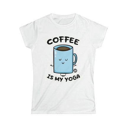 Coffee Is My Yoga Women's Softstyle Tee