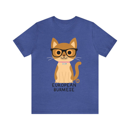 Bow Wow Meow European Burmese Unisex Tee