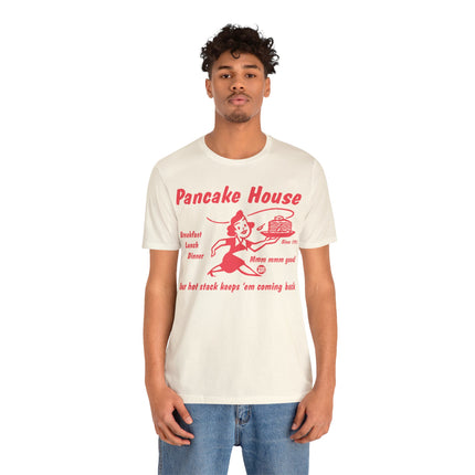 Retro Pancake House Unisex Short Sleeve Tee