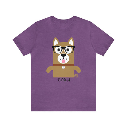 Bow Wow Meow Corgi Unisex Tee