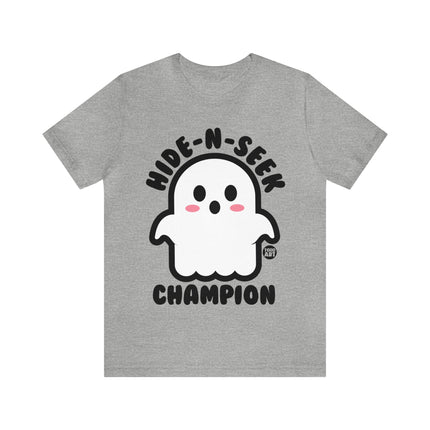 Hide and Seek Champion Unisex Short Sleeve Tee