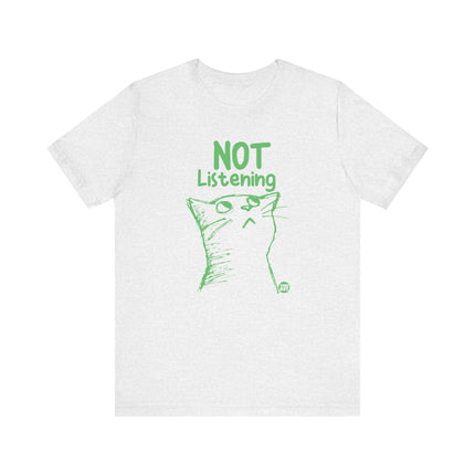 Not Listening Cat Tee, Cute Not Listening Cat Tshirt