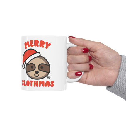 Merry Slothmas Christmas Ceramic Mug