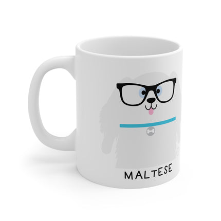 Bow Wow Meow Maltese Ceramic Mug