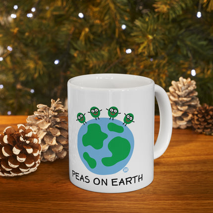 Peas on Earth Ceramic Mug