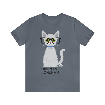 Bow Wow Meow Oriental Longhair Unisex Tee