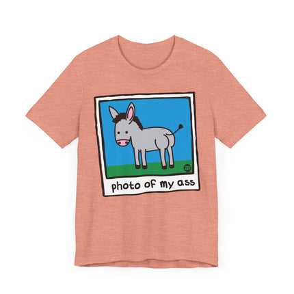 Funny "PHOTO OF MY ASS" Donkey Tee Shirt