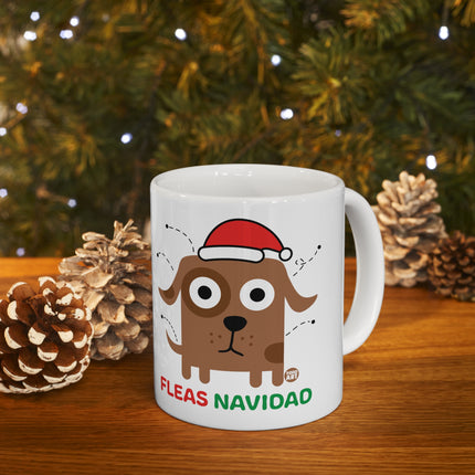 Fleas Navidad Dog Christmas Ceramic Mug