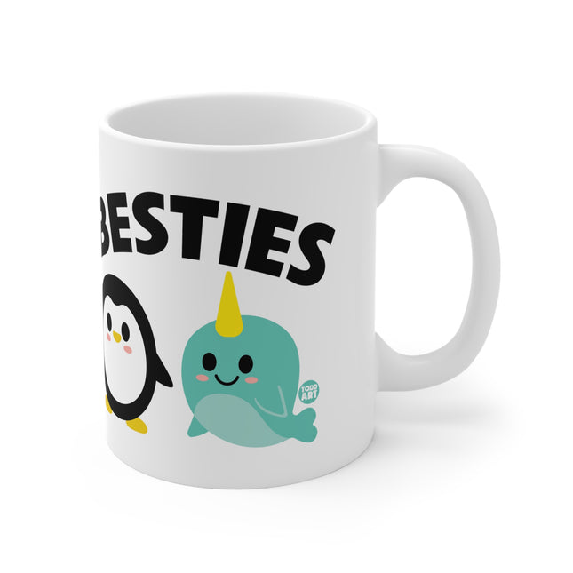 Besties narwhal penguin Ceramic Mug