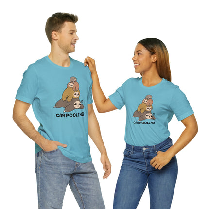 Sloth Stack Carpooling Unisex Tee