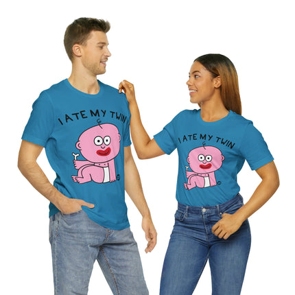 I Ate My Twin Unisex Short Sleeve Tee