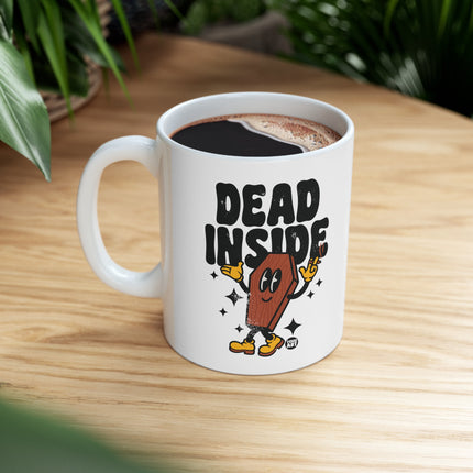 Dead Inside Coffin Ceramic Coffee Mug