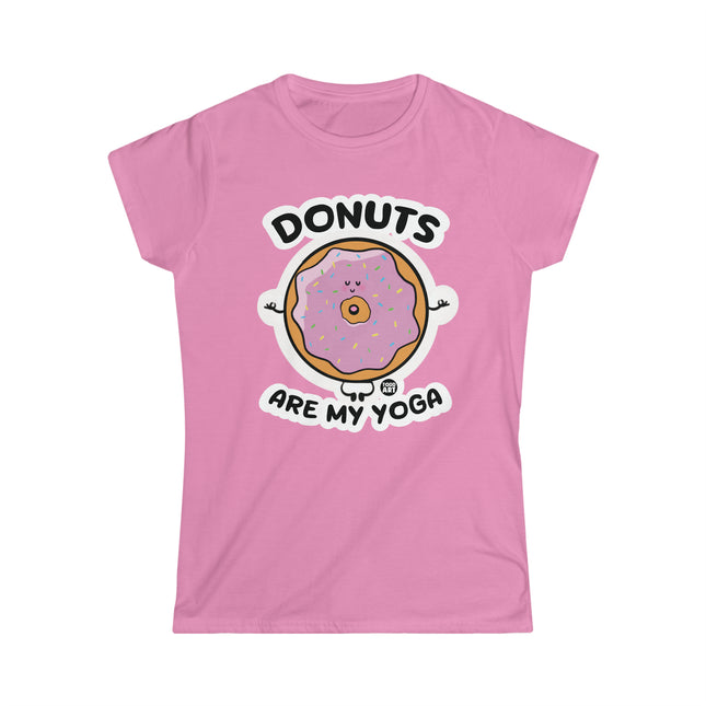 Donuts Are my Yoga Women's Softstyle Tee