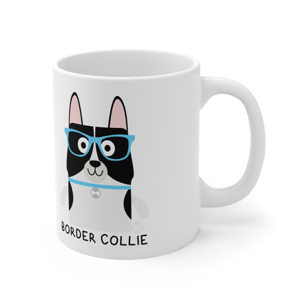 Bow Wow Meow Border Collie Ceramic Mug