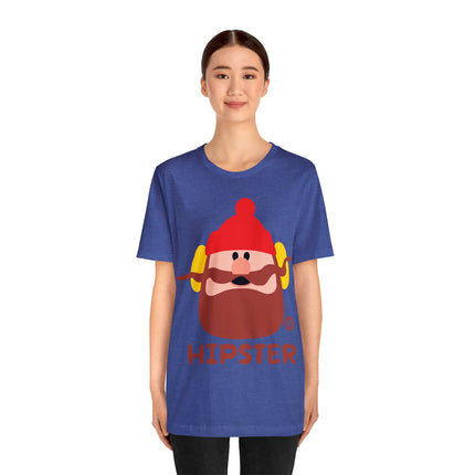 Hipster Lumberjack Unisex Tee