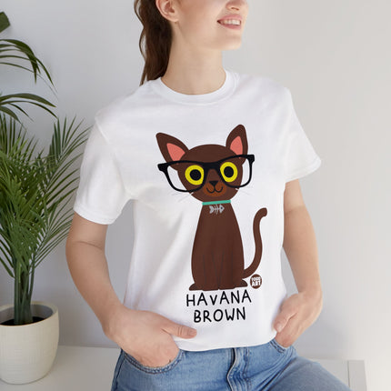 Bow Wow Meow Havana Brown Unisex Tee