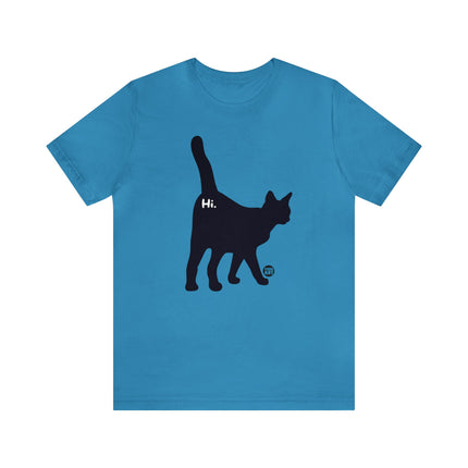 Cat Butt Hi Unisex Short Sleeve Tee