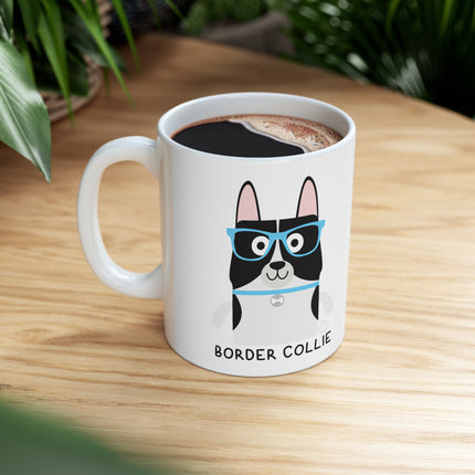 Bow Wow Meow Border Collie Ceramic Mug