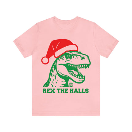 Rex The Halls T-Rex Christmas Unisex Tee