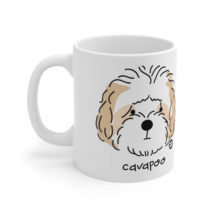 Dog Breeds Cavapoo Ceramic Mug
