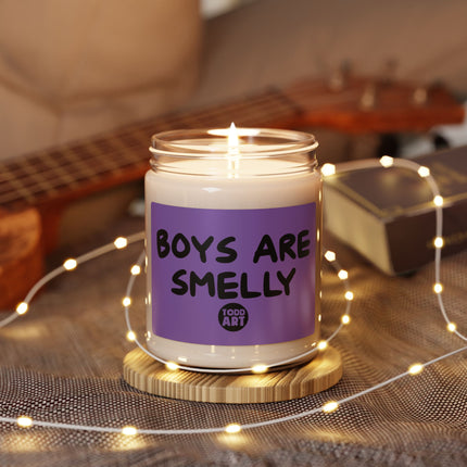 Boys Are Smelly Scented Soy Candle, 9oz