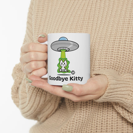 Goodbye Kitty UFO Ceramic Mug