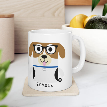 Bow Wow Meow Beagle Ceramic Mug