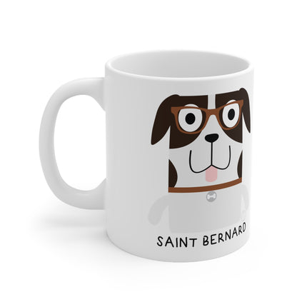 Bow Wow Meow Saint Bernard Ceramic Mug