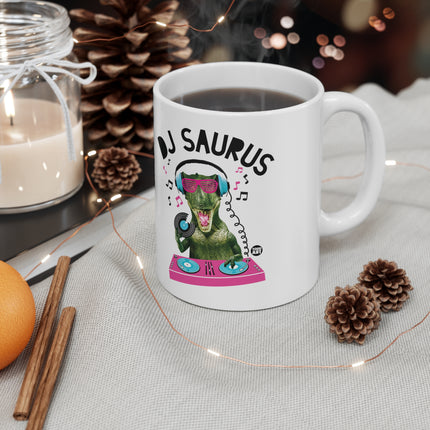 DJ Saurus Ceramic Mug