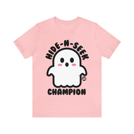 Hide and Seek Champion Unisex Short Sleeve Tee