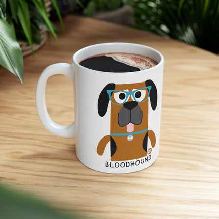 Bow Wow Meow Bloodhound Ceramic Mug