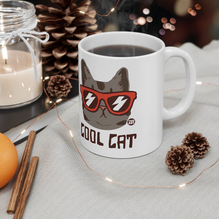 Cool Cat Ceramic Mug