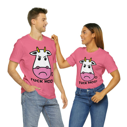 Fuck Moo Cow Unisex Short Sleeve Tee