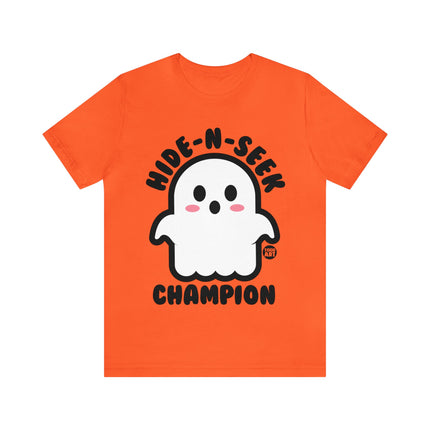 Hide and Seek Champion Unisex Short Sleeve Tee