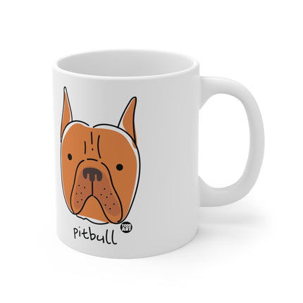 Dog Breeds Pitbull Ceramic Mug