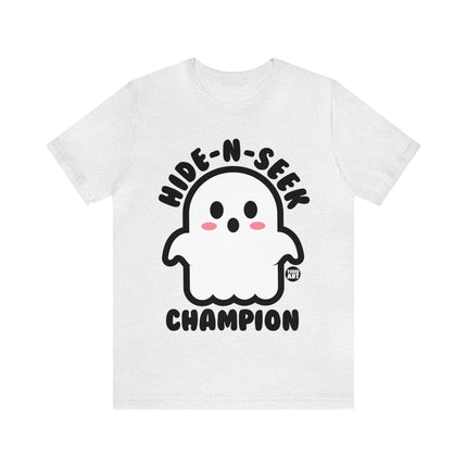 Hide and Seek Champion Unisex Short Sleeve Tee