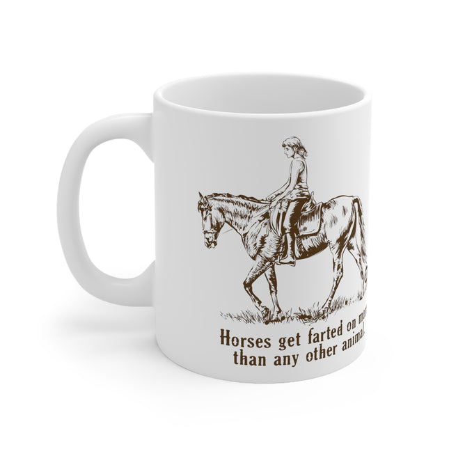 Horse Farted On Ceramic Mug