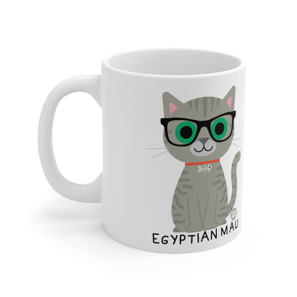 Bow Wow Meow Egyptian Mau Ceramic Mug