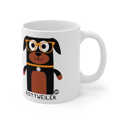 Bow Wow Meow Rottweiler Ceramic Mug