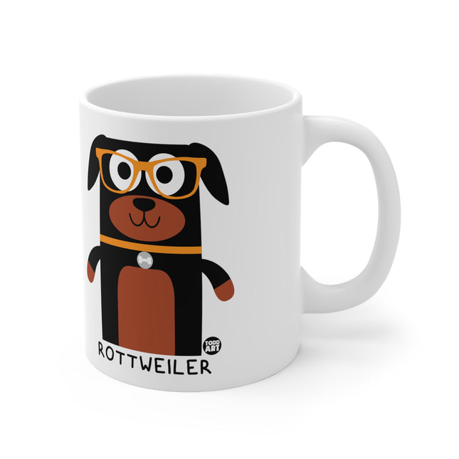 Bow Wow Meow Rottweiler Ceramic Mug