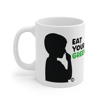 Eat Greens Booger Ceramic Mug