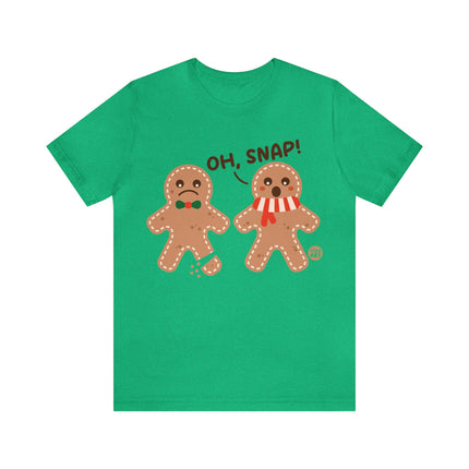 Oh Snap Gingerbread Cookie Xmas Unisex Tee